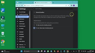 How To Disable Protocol Handlers Request in Chrome