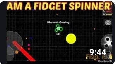 I AM PLAYING AS A FIDGET SPINNER? |Fisp.io #1| I Dhanush the Sampathirao Gamer *REUPLOAD*