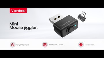 Vaydeer Mini Mouse Jiggler Keep Your Work Computer Awake at Home