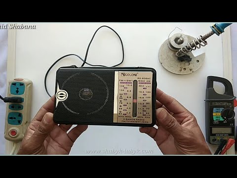 إصلاح أعطال راديو جولون الصيني