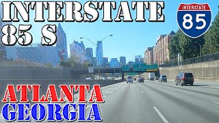 I85 South  Atlanta  Georgia  4K Highway Drive