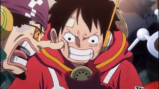 One Piece (Dub) Luffy threatens the Five Elders