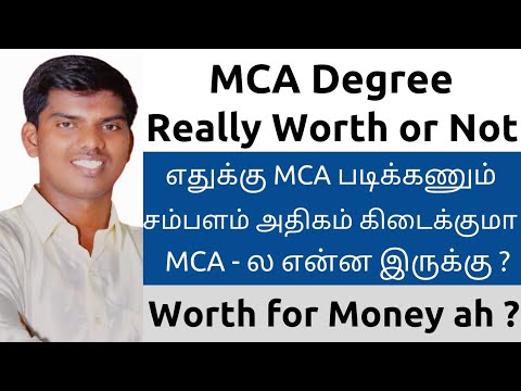 MCA Degree Worth