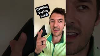 Quitting Vaping!? (Don’t Overthink It)