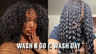 WASH N GO &amp; WASH DAY ROUTINE ON NATURAL HAIR COMPILATION | BeautyExclusive