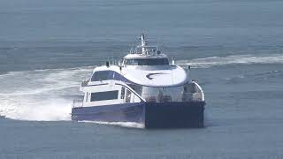 Catamaran CMG《迅隆 7 XUN LONG》Passing the Tsing Ma Bridge in HK 20260809_C0011