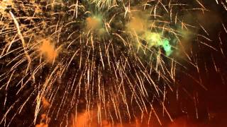 Great Torrington Castle Bonfire & fireworks Aug 2010