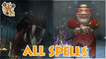 Every Wallaru Spell Animation In Wizard101.. (1440p 60fps)