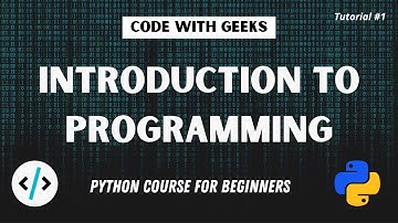 Introduction to Programming | Python course for beginners | programming in Urdu  Hindi | Tutorial# 1