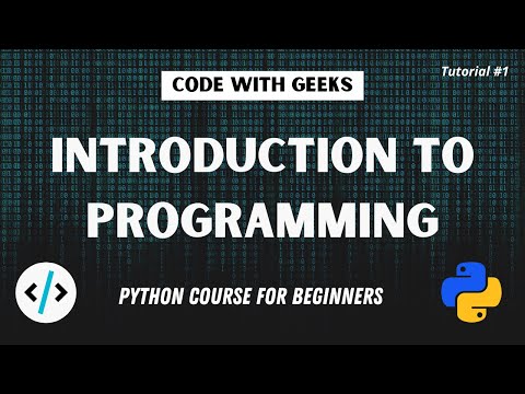 Introduction to Programming | Python course for beginners | programming in Urdu  Hindi | Tutorial# 1