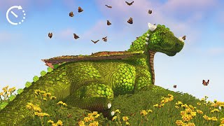 Building a Gentle Summer Dragon in Minecraft