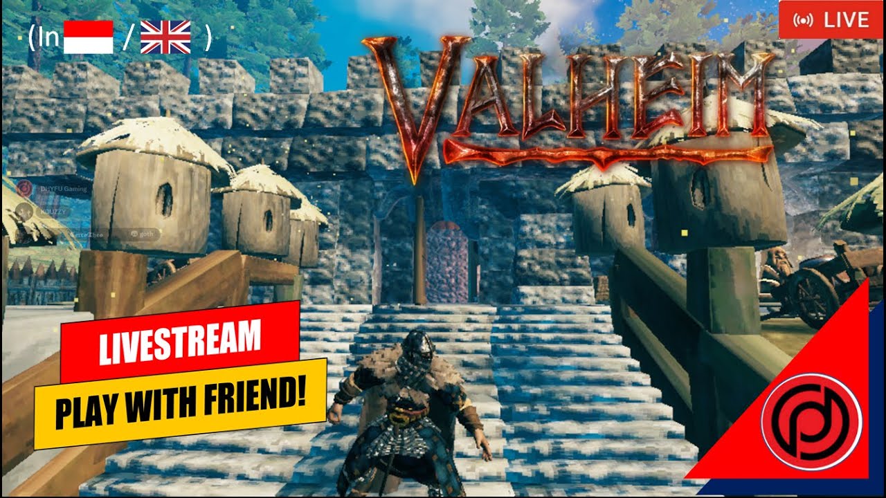 The Construction Continue! |🔴Let's Play Valheim no. 6 | DHYFU Live [In ENG/INDO]