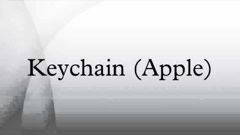 Keychain (Apple)