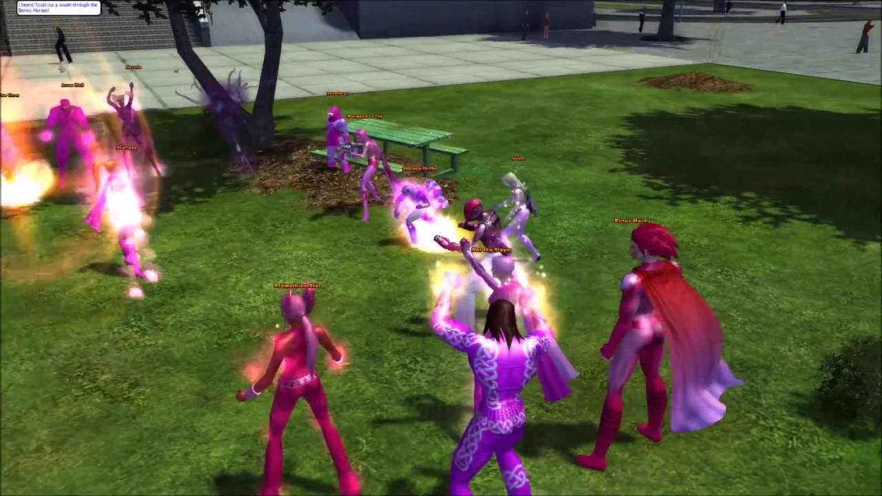 City of Heroes: The EuroCore Pink Conga Line