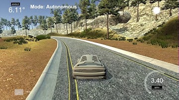 Self-driving car - Udacity - PID control on both steering and throttle: PI only