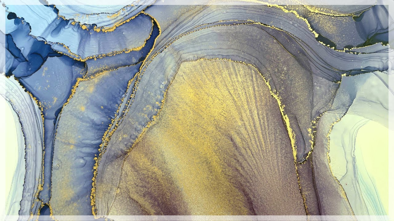 Alcohol Ink Art - Preserving Beautiful Shapes I See