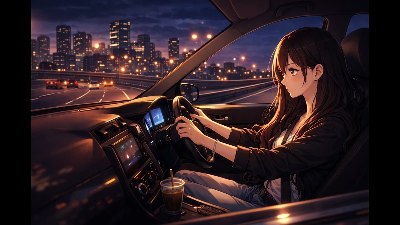ひとり首都高、エモな夜｜lo-fi drive 【