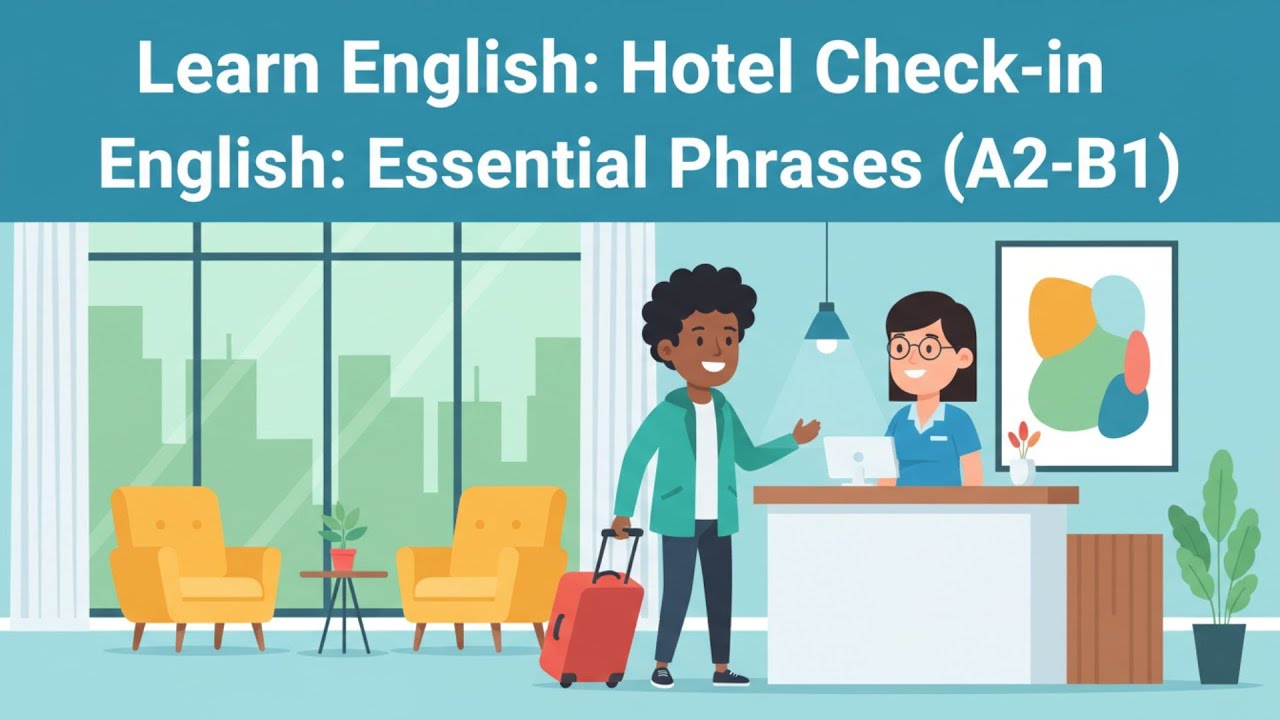 Checking into a Hotel in English (A2-B1): Essential Phrases & Polite Requests for Learners