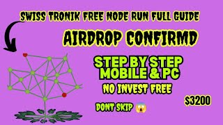 swiss Tronik node run full guide | free node run | 100% free confrimed Airdrop |swiss tronik testnet screenshot 1