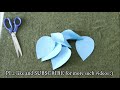 DIY SIMPLE HOME DECOR WALL DECORATION HANGING FLOWER PAPER CRAFT IDEAS - PAPER CRAFT