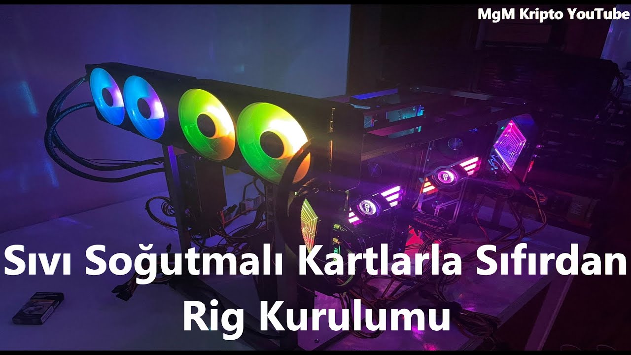 Sıvı Sogutmalı Ekran Kartları ile sıfırdan Rig Kurulu | 4 X 3080 Gigabyte Auros ve 4X Palit 3070 Rig
