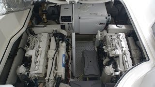 Maxum 4200Scr Engine Room W Infrared By South Mountain Yachts (949) 842 - 2344