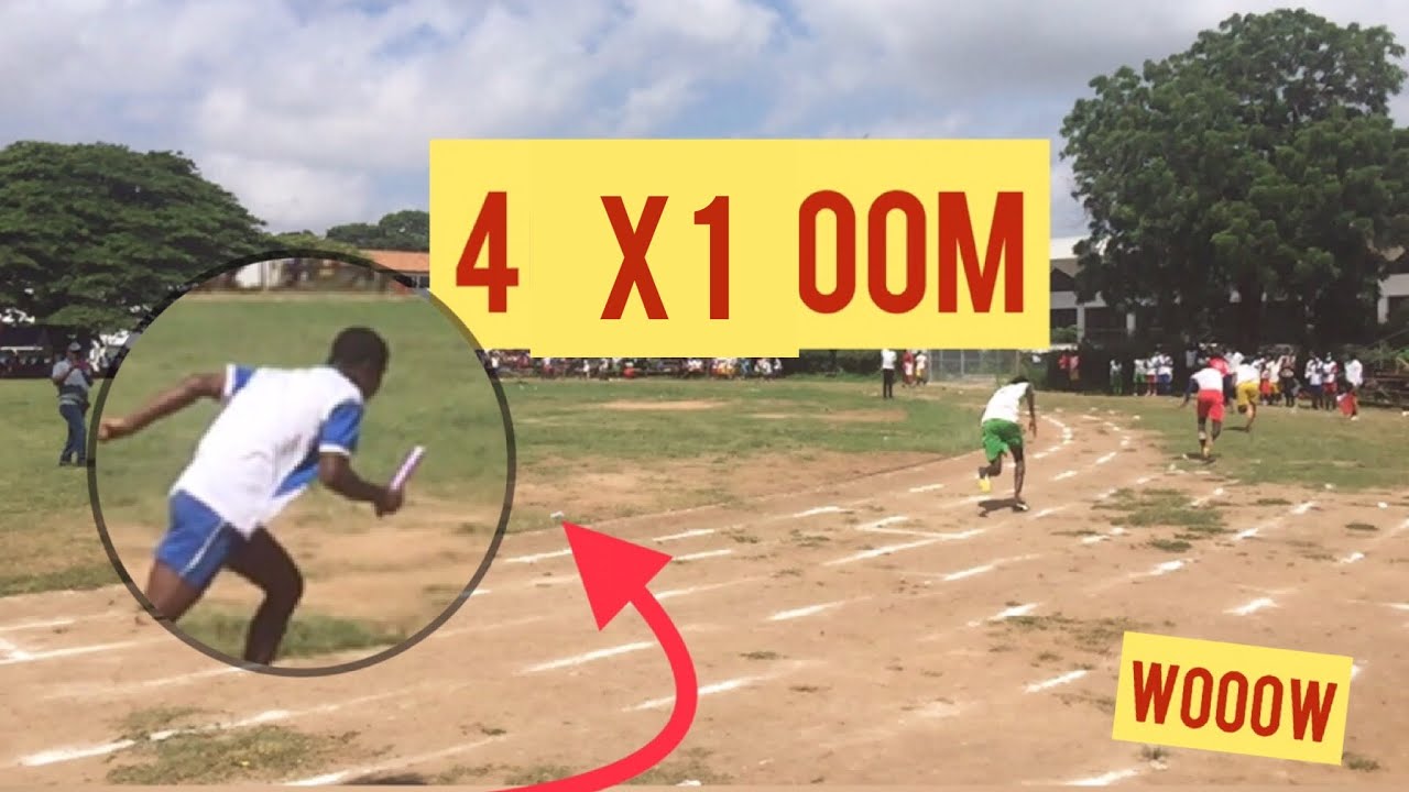 University Of Ghana Basic School Pupils Run The Best 4x100M Ever!