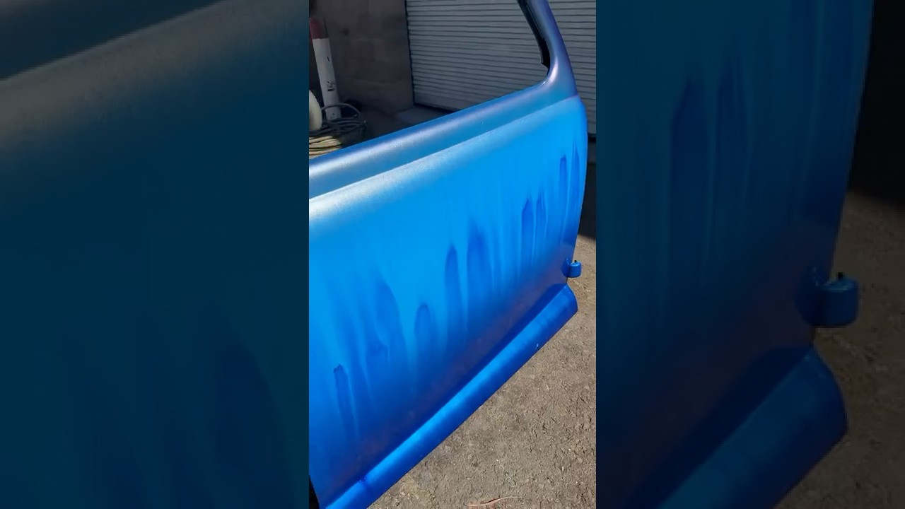 Candy , Pearl , Micro Flake , and detail Blue violet test door , How to on my channel 