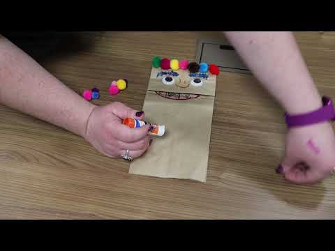 Paper Bag Monsters and Magic Wand Pointers Craft