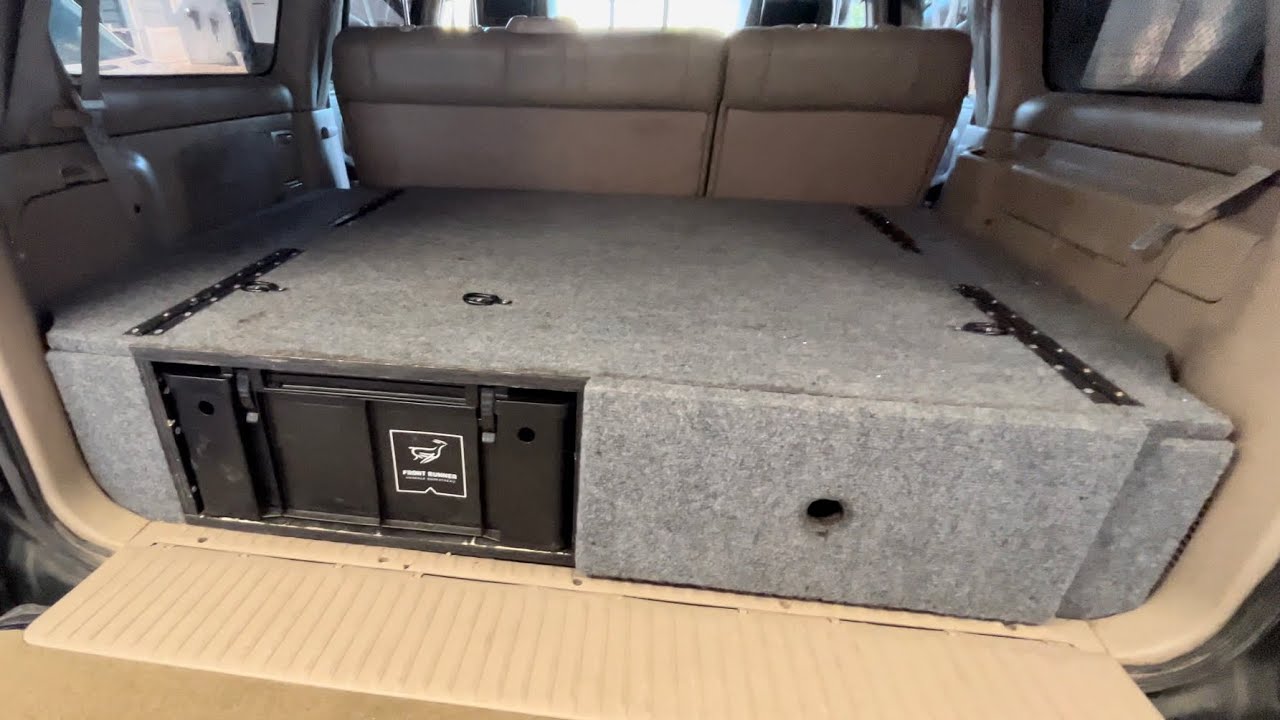 1999 Toyota Land Cruiser Custom Rear Drawer System & Sleeping Platform: What I Keep Inside