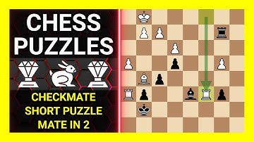 Chess Puzzles to Practice. Themes: Checkmate, Short puzzle, Mate in 2. Learn Chess