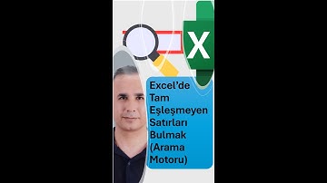 Excel’de Tam Eşleşmeyen Satırları Bulmak (Arama Motoru) #excel #exceltips #exceleğitimleri #keşfet