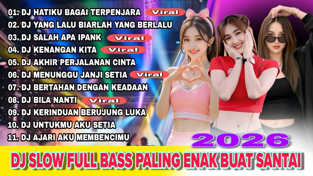 DJ HATIKU BAGAI TERPENJARA  X DJ YANG LALU BIARLAH YANG BERLALU || Dj Viral Tiktok Terbaru Full Bass