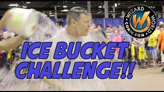 Rob Prior ALS Ice Bucket Challenge at Wizard World Chicago Comic Con