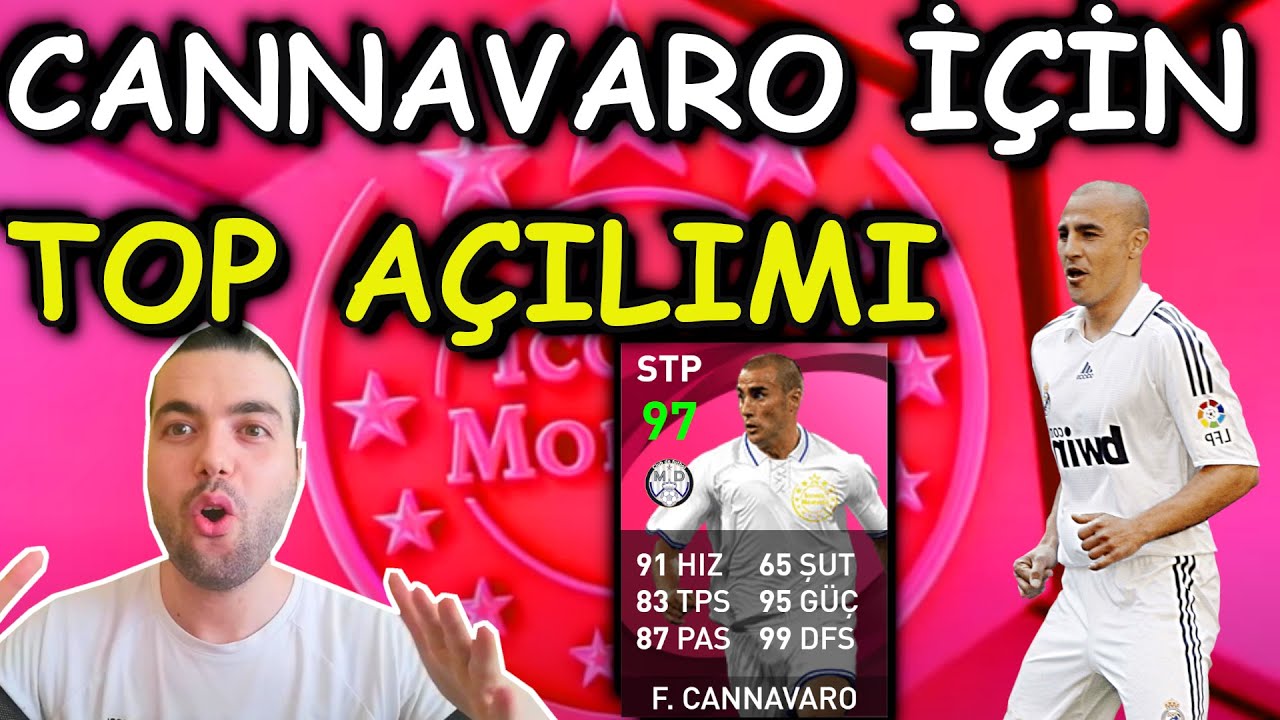 CANNAVARO İÇİN TOP AÇILIMI ! REAL MADRID ICONIC MOMENT ( Pes 2021 Mobile )
