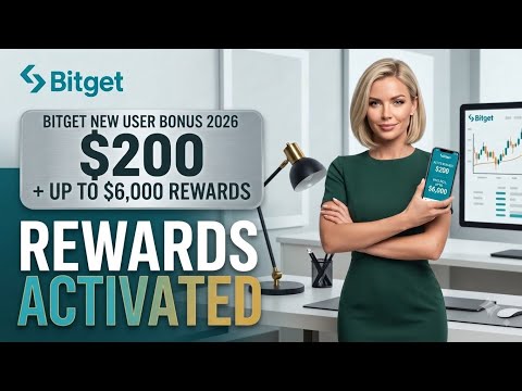 Bitget New User Bonus 2026: $200usdt + Up to $6,000 Rewards