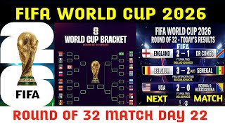 FIFA World Cup 2026: Round Of 32 Schedule | World Cup Schedule 2026 | World Cup Fixtures 2026 