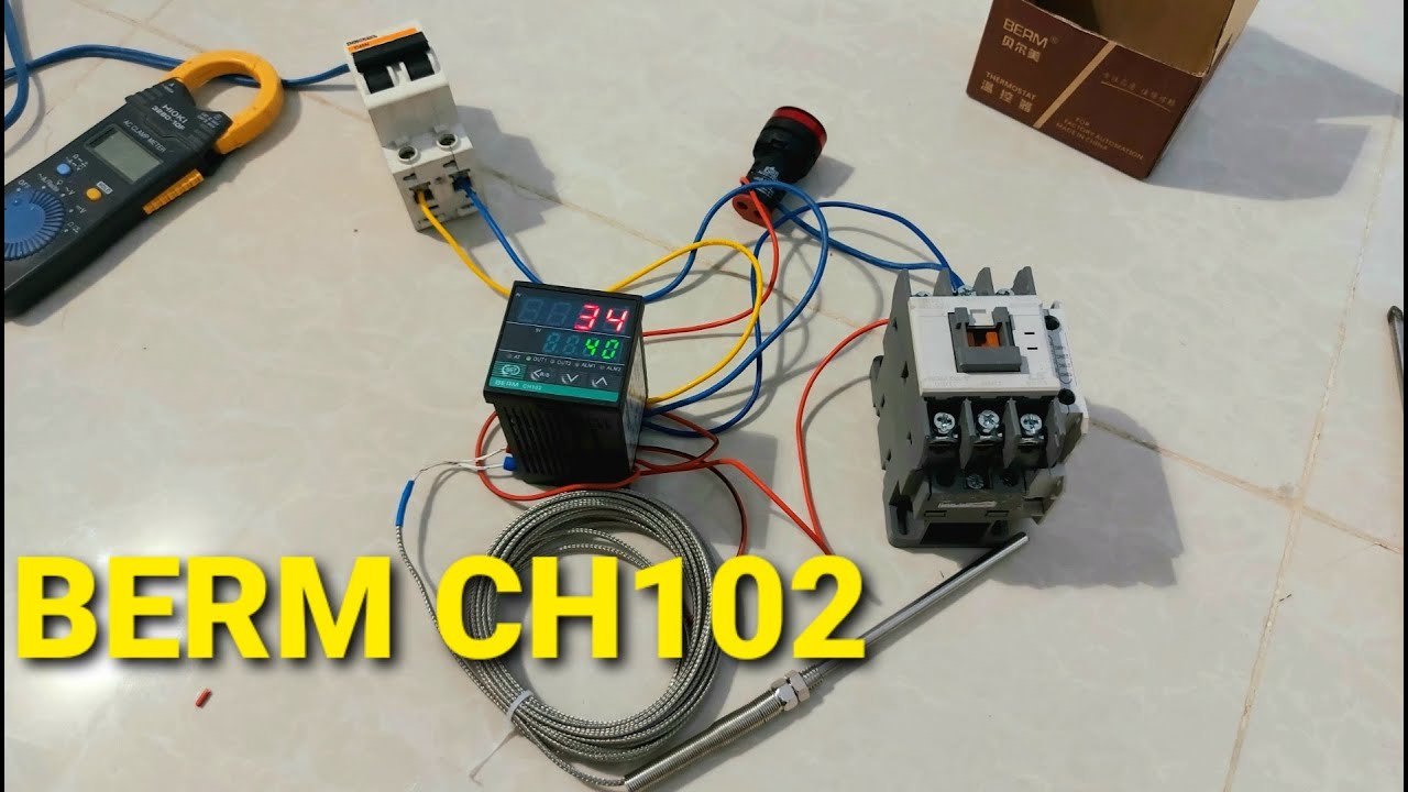 Hướng dẫn sử dụng bộ điều khiển nhiệt Berm CH102