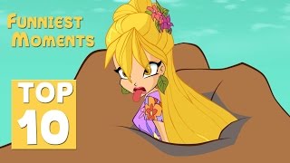 Winx Club - Stella TOP 10 funniest moments (Season 7)! screenshot 4