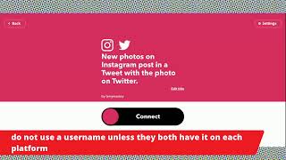 IFTTT - Share Instagram to Twitter seamlessly