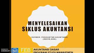 Kertas Kerja Untuk Menyusun Laporan Keuangan