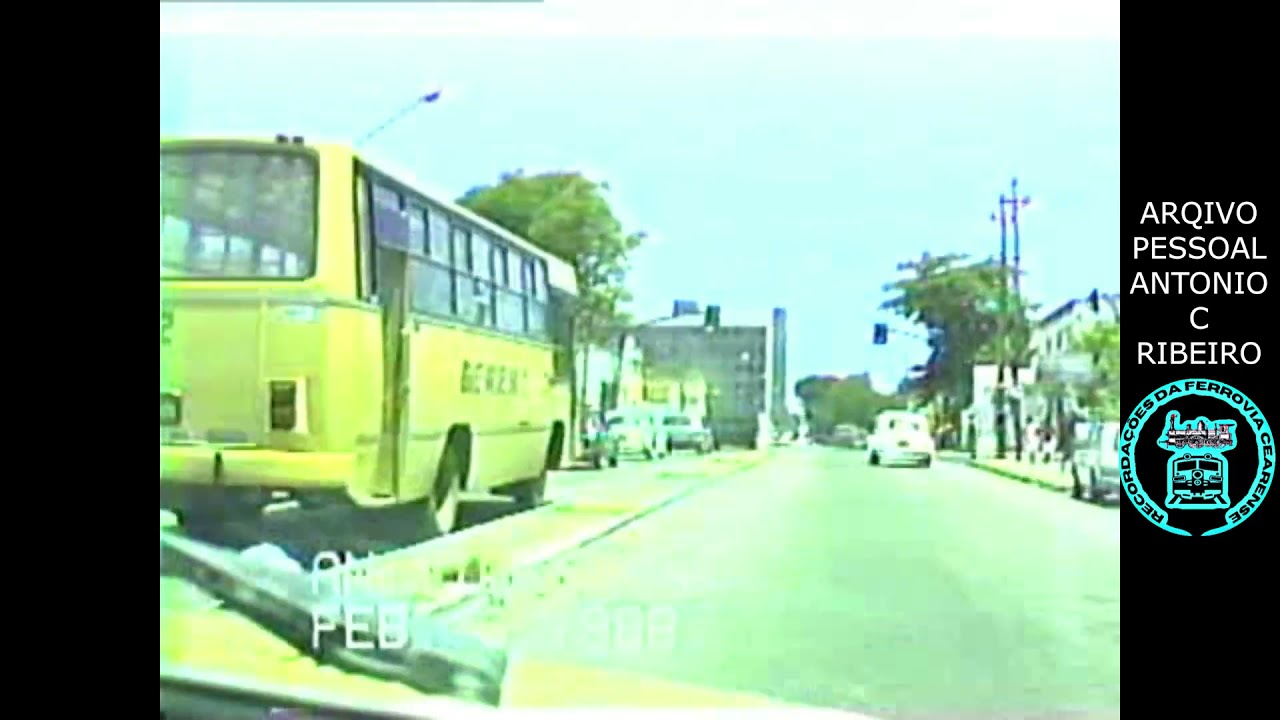 EM 1988, LEVANTAMENTO DO TRAJETO DO METRÔ DE FORTALEZA, ESSA VISTORIA FOI FEITA POR ENG. DA RFFSA