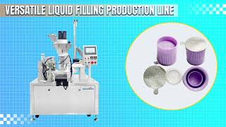 Powder Filling Sealing Machine Powder To Be Packed in Cap