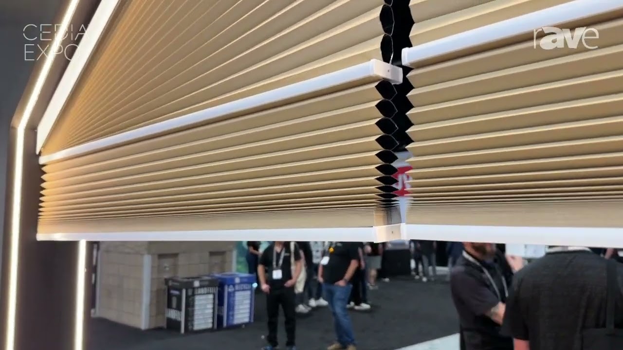 CEDIA Expo 2026: Sombra Shades Showcases Trapezoid Cellular Shade Collection