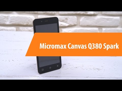 Распаковка Micromax Canvas Q380 Spark - Unboxing Micromax Canvas Q380 Spark