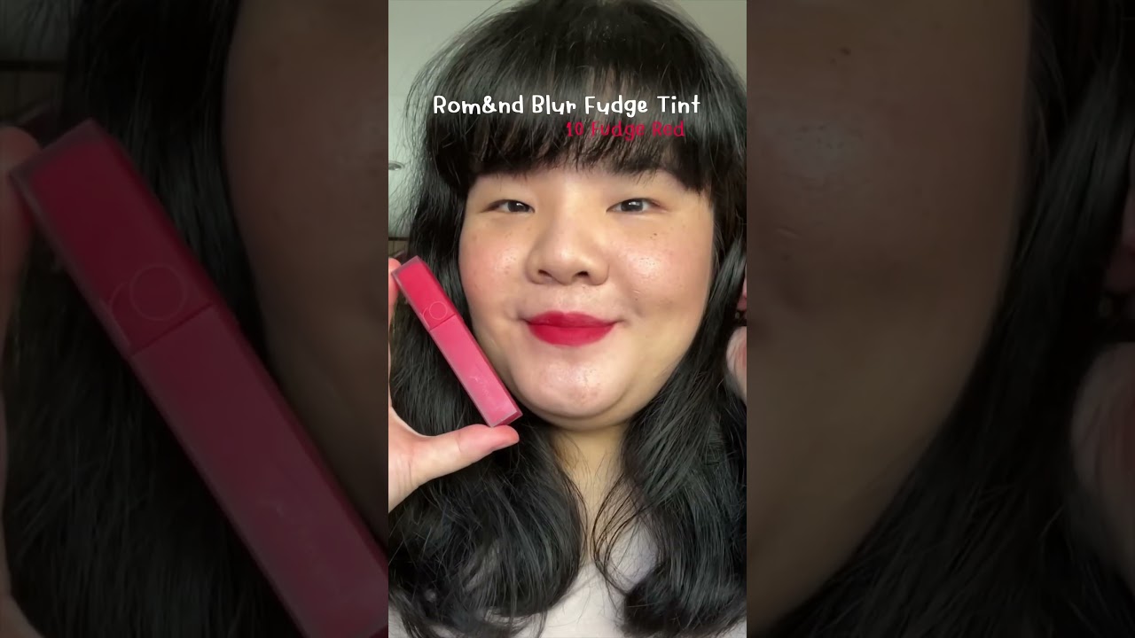 Swatching my Romand Blur Fudge Tints 😚