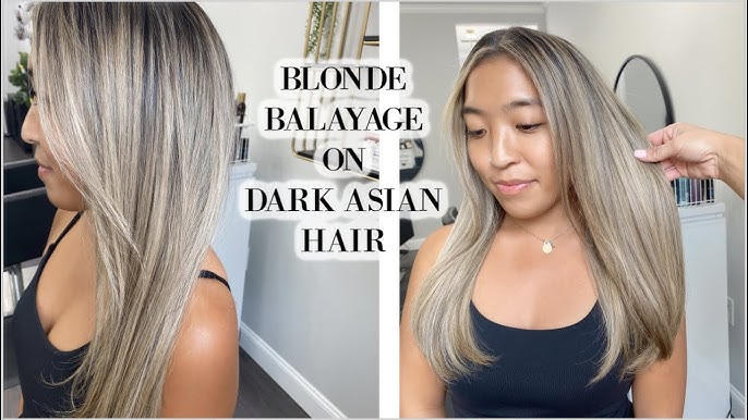 Creating Ash Blonde On Asian Hair - Youtube