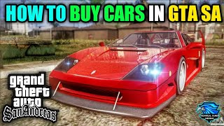 How to Buy Cars in GTA San Andreas. Car buying Tutorial. screenshot 4