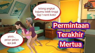 Permintaan Terakhir Mertua Membuat Menantu Merana || Kartun Animasi Lucu