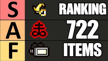 So I Ranked Isaac Items...